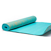 Yogamatte Jute Türkis