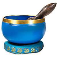 Klangschale Chakra Royalblau Halschakra