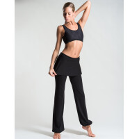Tanzhose mit Rock Zest schwarz XL