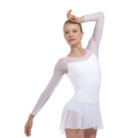 Ballet Rosa Francesca Ballett-Trikot mit Rock weiß 40