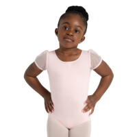Kindertrikot mit Puffärmeln Rosa Toddler 2-4 Jahre