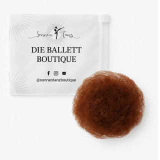 Haarnetze Ballett (3 Stück) hellbraun