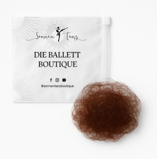 Haarnetze fein (3 Stück) dunkelbraun