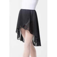 Ballettrock Wickeloptik Schwarz XS