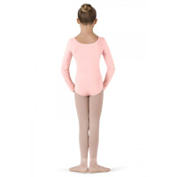 BLOCH Ballett-Trikot Longsleeve Baumwollmix Rosa 4-6