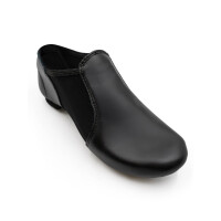 Capezio Jazz Schuh Leder geteilte Sohle Schwarz M 7