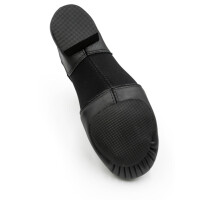 Capezio Jazz Schuh Leder geteilte Sohle Schwarz M 7