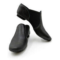 Capezio Jazz Schuh Leder geteilte Sohle Schwarz M 9,5