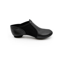 Capezio Jazz Schuh Leder geteilte Sohle Schwarz M 9,5