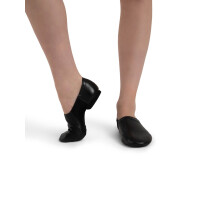 Capezio"Nova"  Jazz Schuh Leder geteilte Sohle Schwarz W 8 = 39