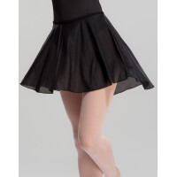 Rock in Wickeloptik Schwarz 12