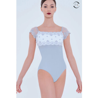 Wear Moi Narcisse Ballett-Trikot Hellgrau/Weiß S