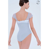 Wear Moi Narcisse Ballett-Trikot Hellgrau/Weiß S
