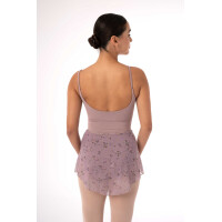 Ballettrock Floral Schwarz XXL