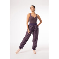 Sauna‑Warm‑Up Hose Pflaume / Prunus XS
