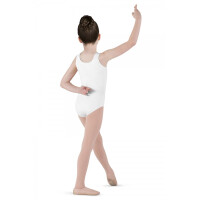 Kindertrikot breite Träger Weiß 2-4