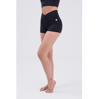 Genevieve V‑Cut Shorts Schwarz M