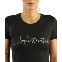 Sophis-T Funktionsshirt Schwarz Sophisticated Print S