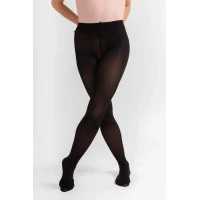 Strumpfhosen mit Fersenloch Schwarz L