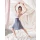 DellaLo Milano Ballett Trikot Maia CL – besticktes Tanztrikot mit eleganter Passe