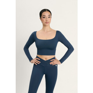 Intermezzo Langarm Crop-Top Giorgia mit integriertem Support