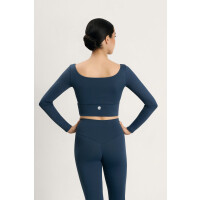 Intermezzo Langarm Crop-Top Giorgia mit integriertem Support