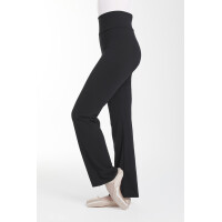 Straight-Leg Tanzhose Schwarz XL