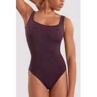 Adagio Balletttrikot Stickerei Schwarz M