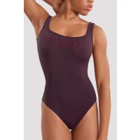 Adagio Balletttrikot Stickerei Dusty Grey L