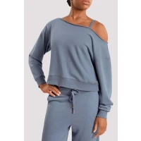 BLOCH Mirella Adagio Sweatshirt mit U-Boot-Ausschnitt